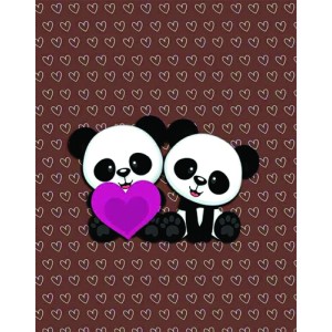 Placa Decorativa Panda - Mod.01